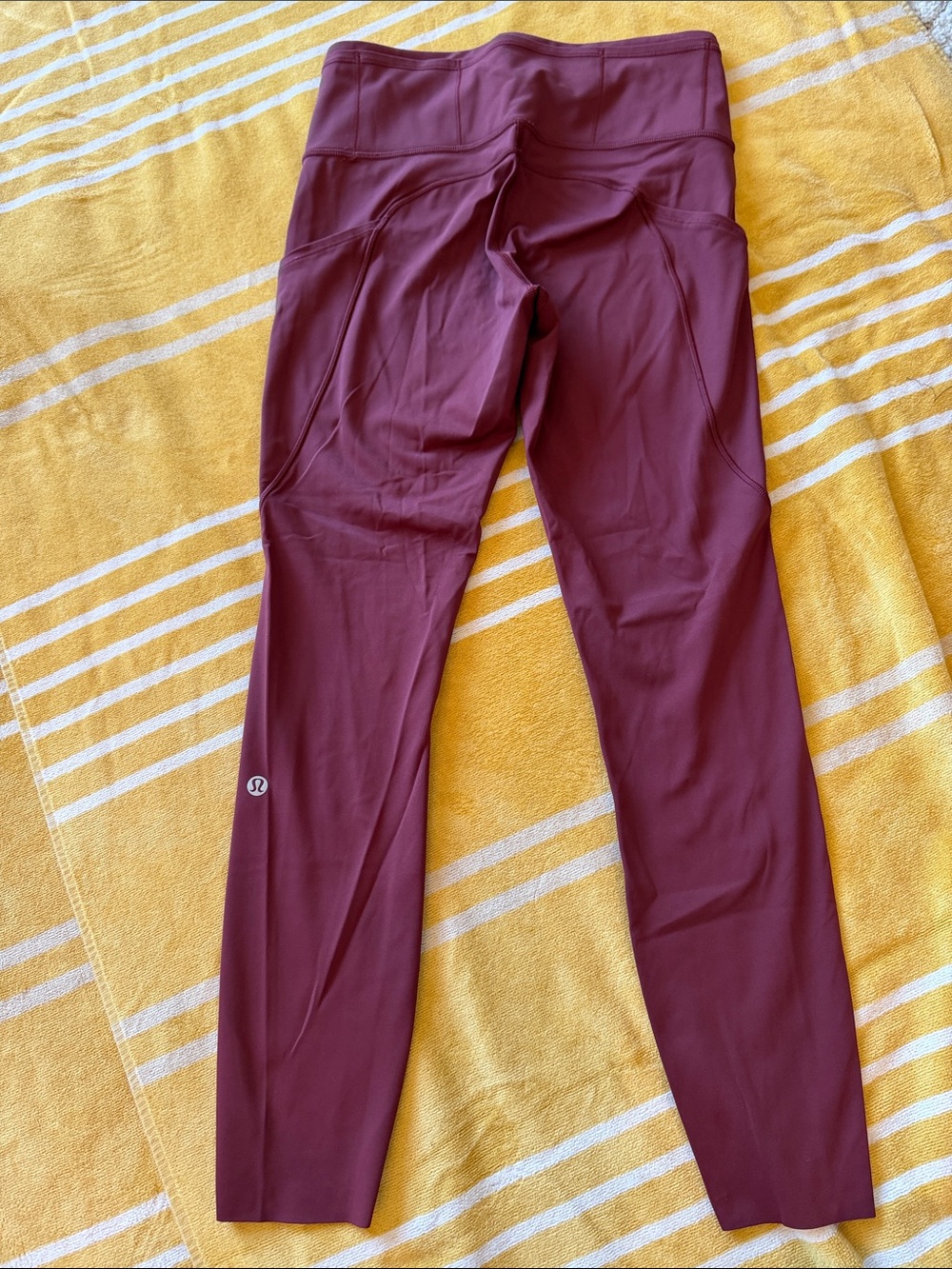 Lululemon Athletica Maroon Leggings
